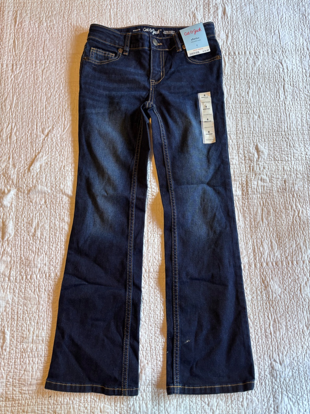 Cat & Jack Dark Blue Boy’s Bootcut Jeans